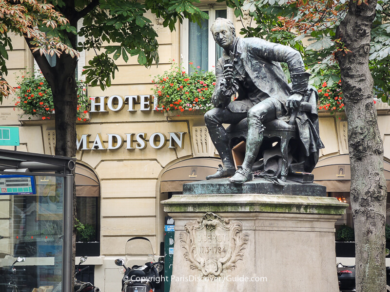 Hotel Madison, directly across the plaza from Saint-Germain-des-Prés