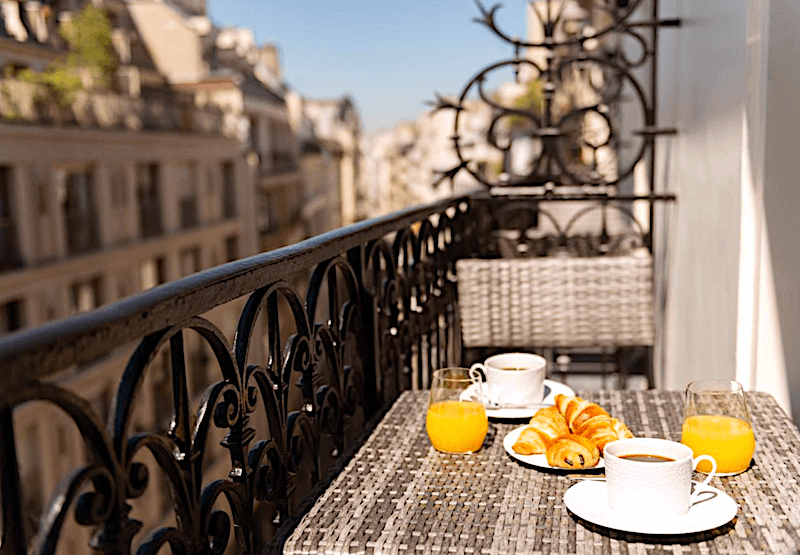 Balcony at Hotel Le Milie rose - Photo courtesy of Hotel Milie Rose