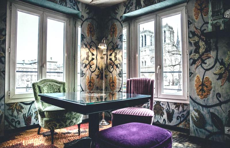 Breakfast room at Hotel le Notre Dame Saint Michel Breakfast room at Hotel le Notre Dame Saint Michel