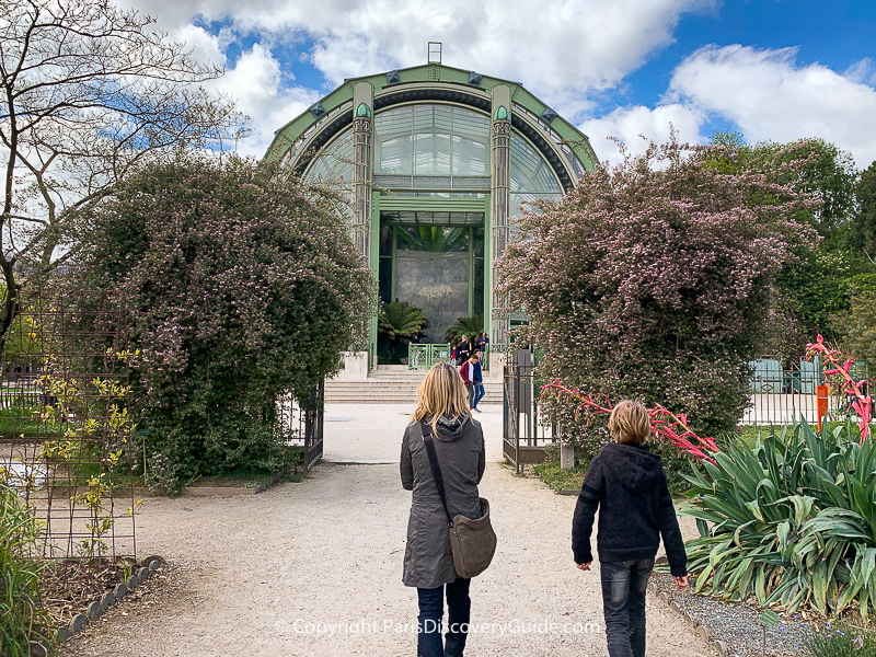 One of the greenhouses in Jardin des Plantes