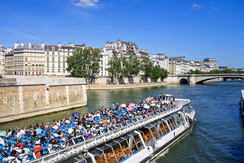 Seine River cruise on a gorgeous June day