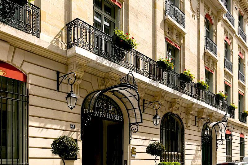 La Clef Champs Élysées Paris in a classic Haussmannian building in the 8th district