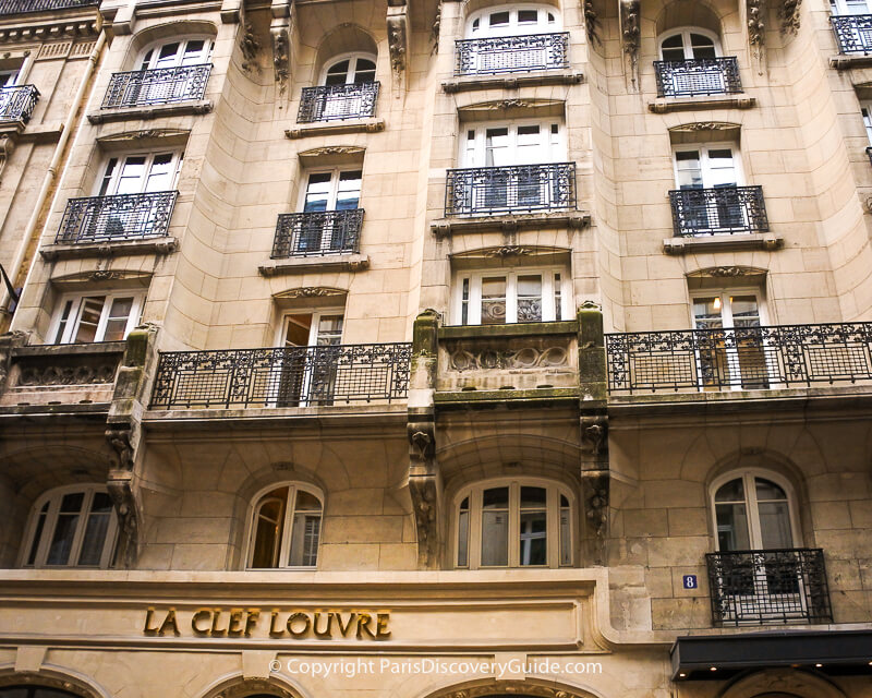 La Clef Louvre in the 1st Arrondissement in Paris La Clef Louvre in the 1st Arrondissement in Paris