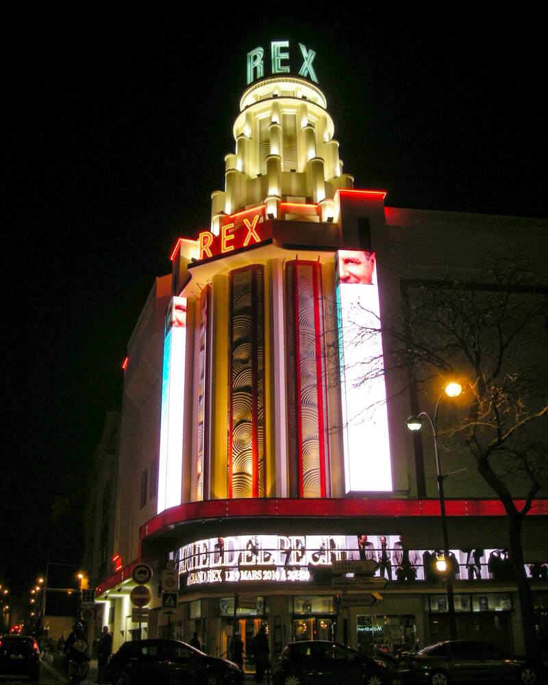 Le Grand Rex in the 2nd arrondissement Le Grand Rex in the 2nd arrondissement