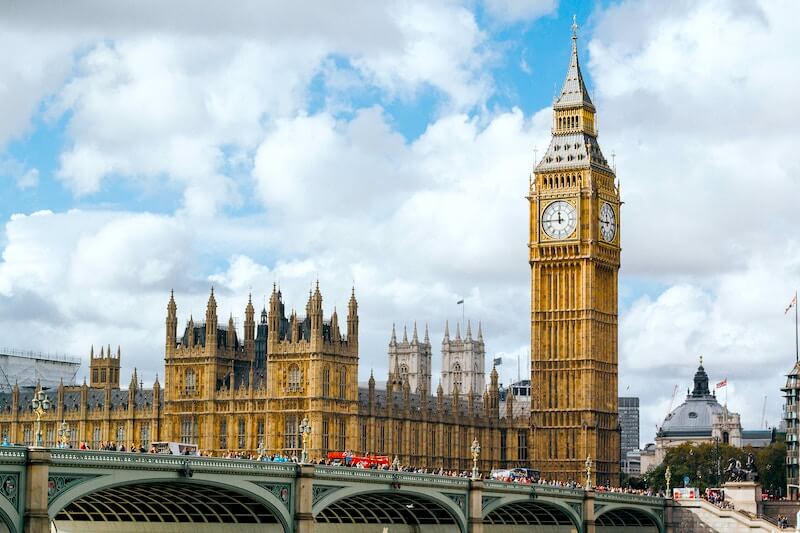 Parliament and Big Ben in London Parliament and Big Ben in London