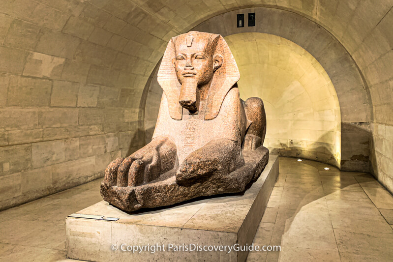 The Great Sphinx at the Louvre Museum