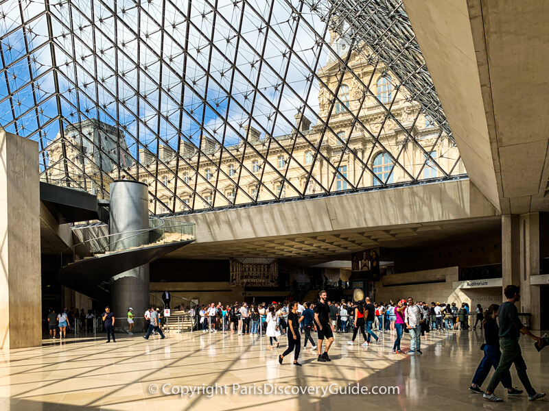 Under the Louvre's Pyramid Under the Louvre's Pyramid