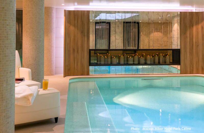 Spa & indoor pool at Maison Albar Hotel Paris Céline