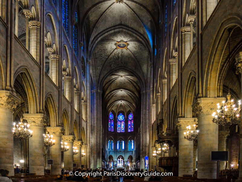 Flying buttresses at the back of Notre Dame Cathedral Flying buttresses at the back of Notre Dame Cathedral