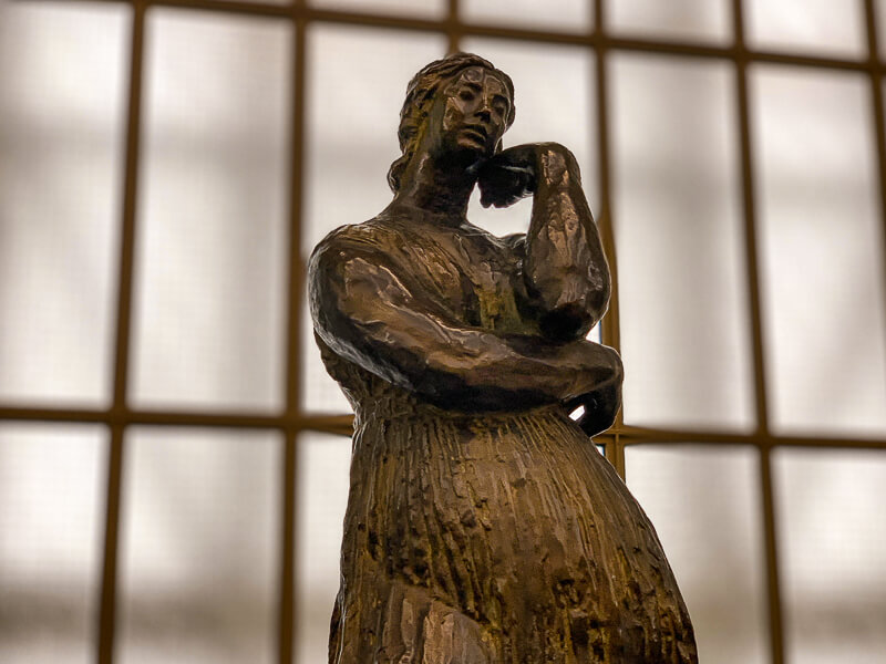 Antoine Bourdelle's massive Penelope sculpture at the Orsay Museum