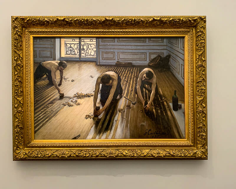Gustave Caillebotte's 1875 painting The Floor Sanders