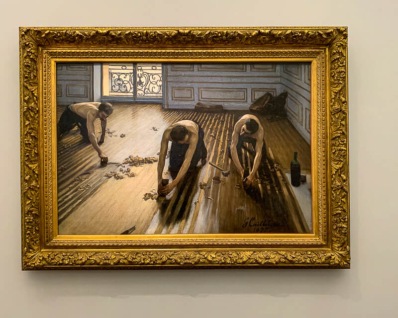 Gustave Caillebotte's 1875 painting The Floor Sanders Gustave Caillebotte's 1875 painting The Floor Sanders