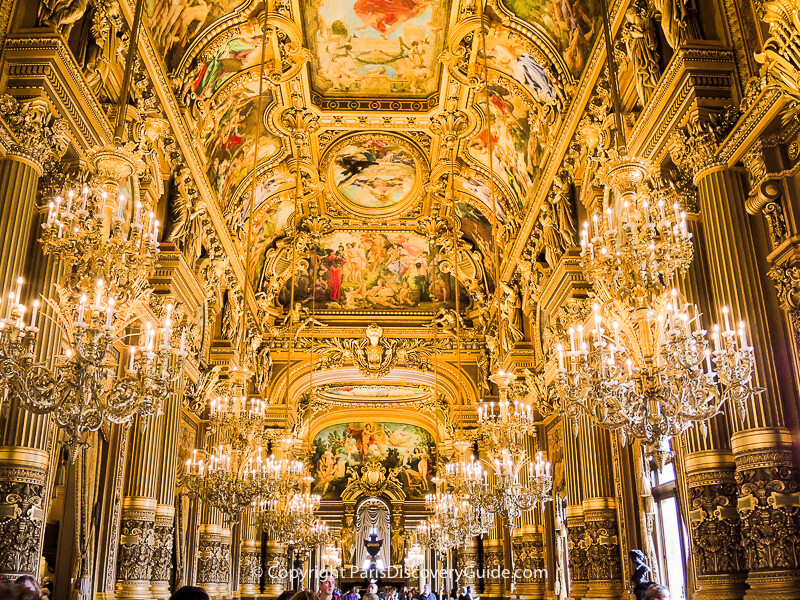 The Grand Hall at Palais Garnier
