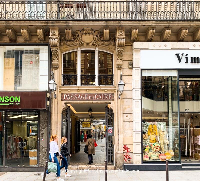 Rue Saint-Denis entrance to Passage du Caire