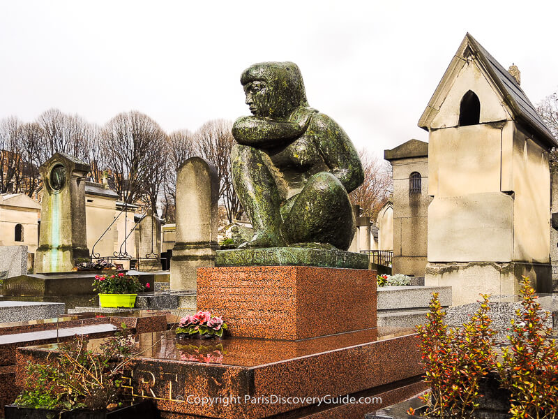 Tomb of Lucien Gibert at Pere Lachaise Cemetery  