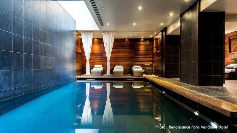 The spa and pool at Renaissance Paris Vendôme Hôtel The spa and pool at Renaissance Paris Vendôme Hôtel