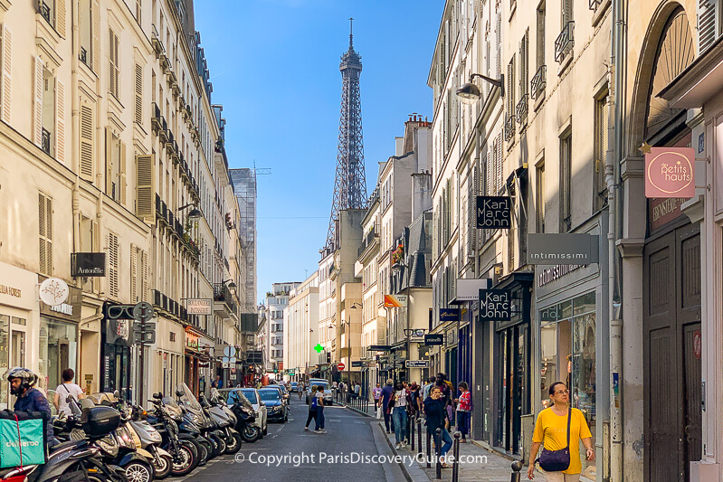 Rue Saint-Dominique - one of the best shopping and strolling streets in the 7th arrondissement
