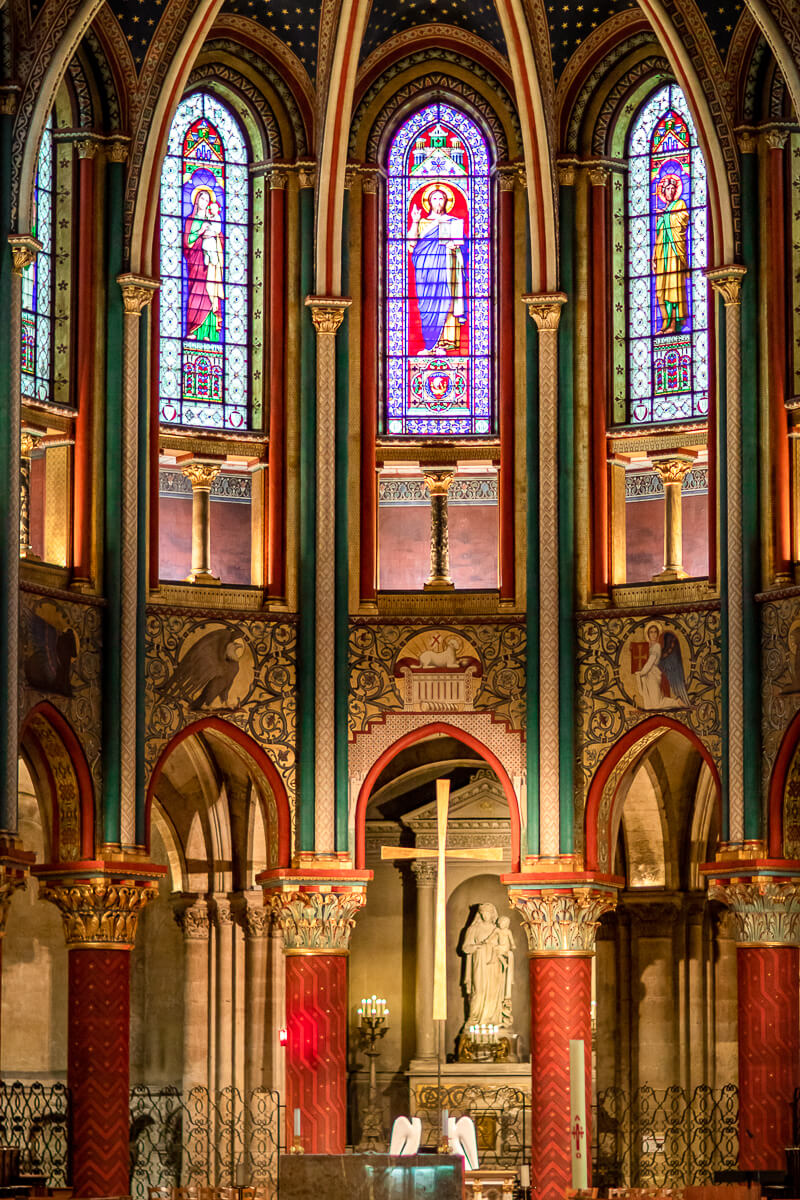Chapel of the Blessed Virgin, with a marble stague by Dupaty of the Virgin Mary and Baby Jesus - Photo credit: iStock.com/JWendyBaker Chapel of the Blessed Virgin, with a marble stague by Dupaty of the Virgin Mary and Baby Jesus - Photo credit: iStock.com/JWendyBaker