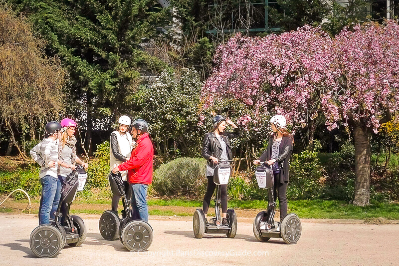 Segway tour: fun way to get to best places to visit in Paris in April