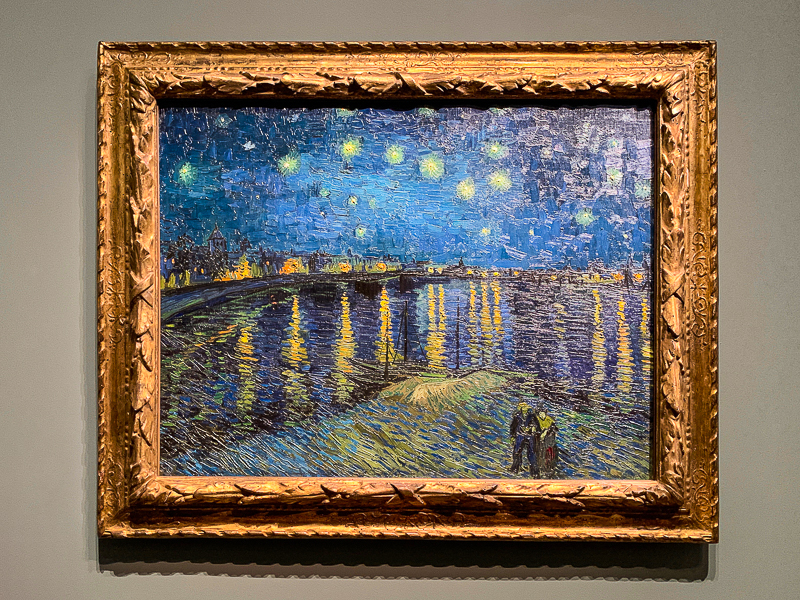 Starry Night Over the Rhône, painted by Vincent van Gogh in 1888