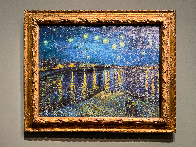 Starry Night Over the Rhône, painted by Vincent van Gogh in 1888 Starry Night Over the Rhône, painted by Vincent van Gogh in 1888