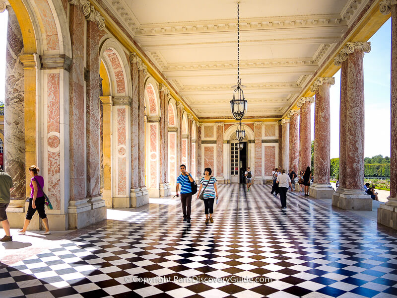 Colonnade at the Grand Trianon Colonnade at the Grand Trianon