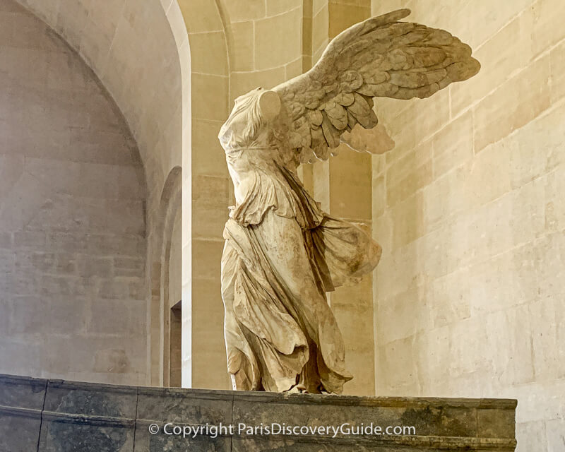 Winged Victory of Samothrace at the Louvre 