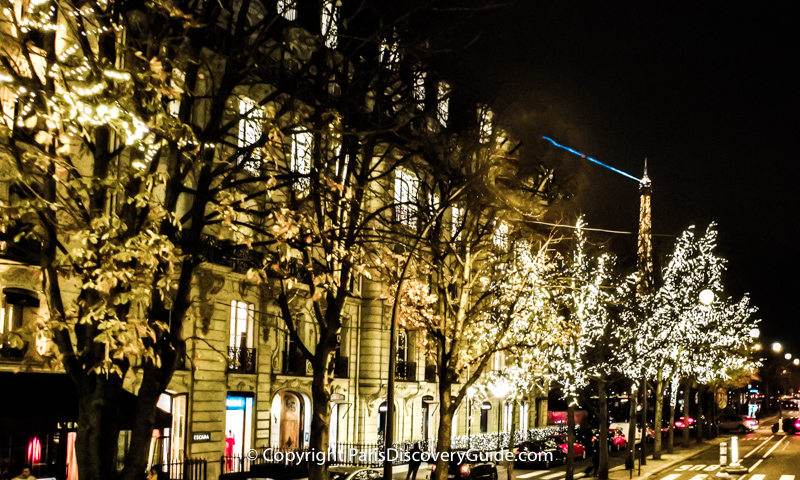 Avenue Montaigne Christmas lights 2022, Christmas Montaigne