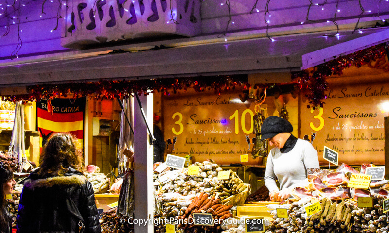 Look for lots of French products at the new Tuileries Christmas Market