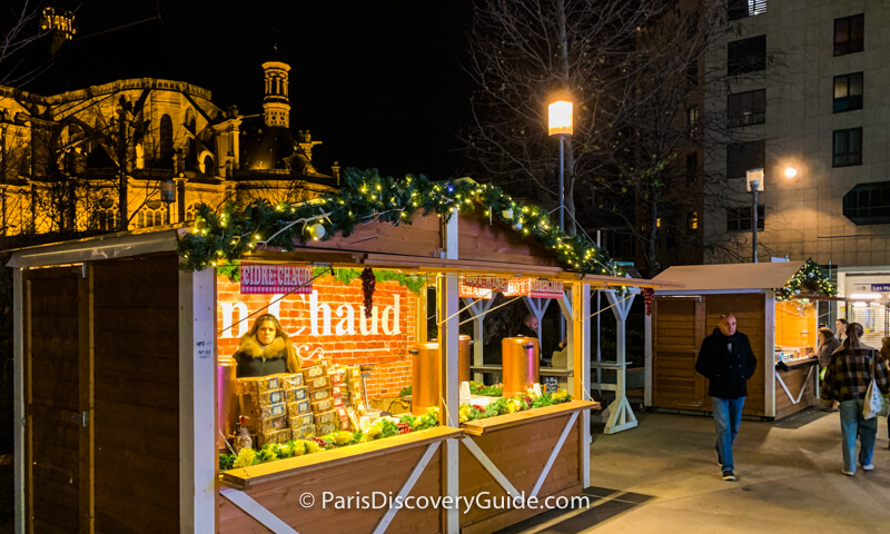 Les Halles Christmas Market chalet