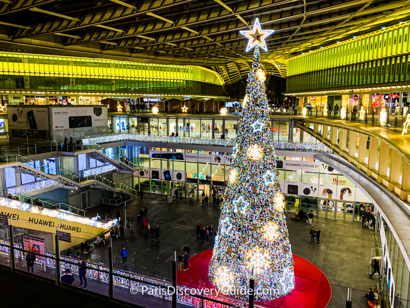 Paris Christmas Market in Canopée des Halles