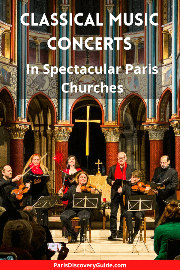 Classical music concert in Paris at Saint Germain des Pres Church