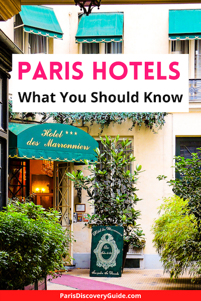 Paris hotel in the Saint Germain des Prés neighborhood