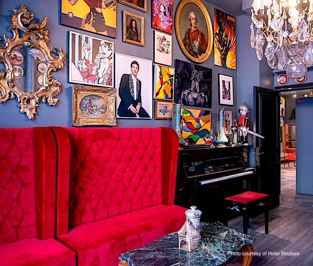 One of the public areas at Hotel Roubaix One of the public areas at Hotel Roubaix