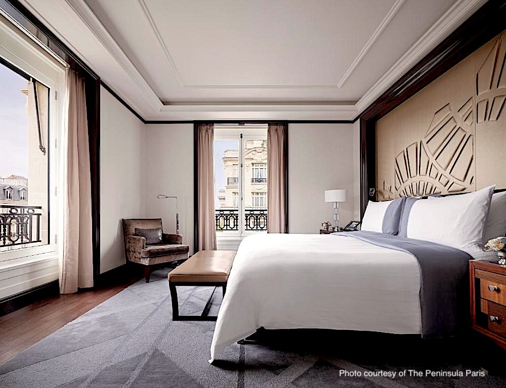 Guestroom at the Peninsula Paris