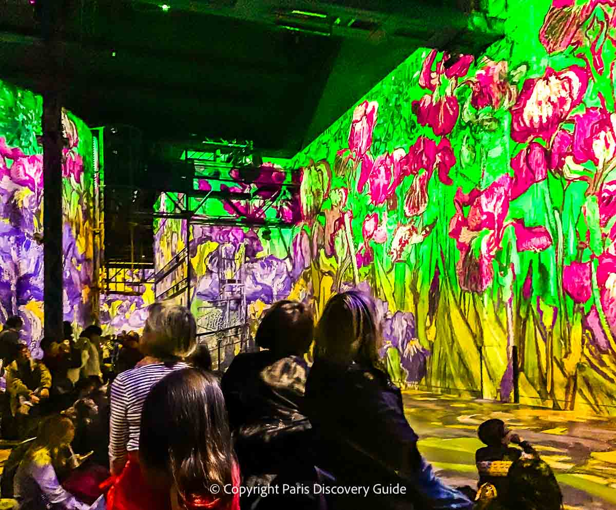 Cezanne show at Atelier des Lumières