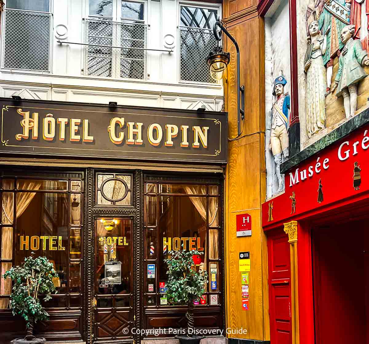Hotel Chopin, next to Musee Grevin in Passage Jouffroy Hotel Chopin, next to Musee Grevin in Passage Jouffroy