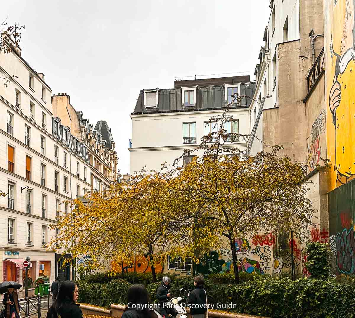 Spacious guestroom at Passage du Caire 