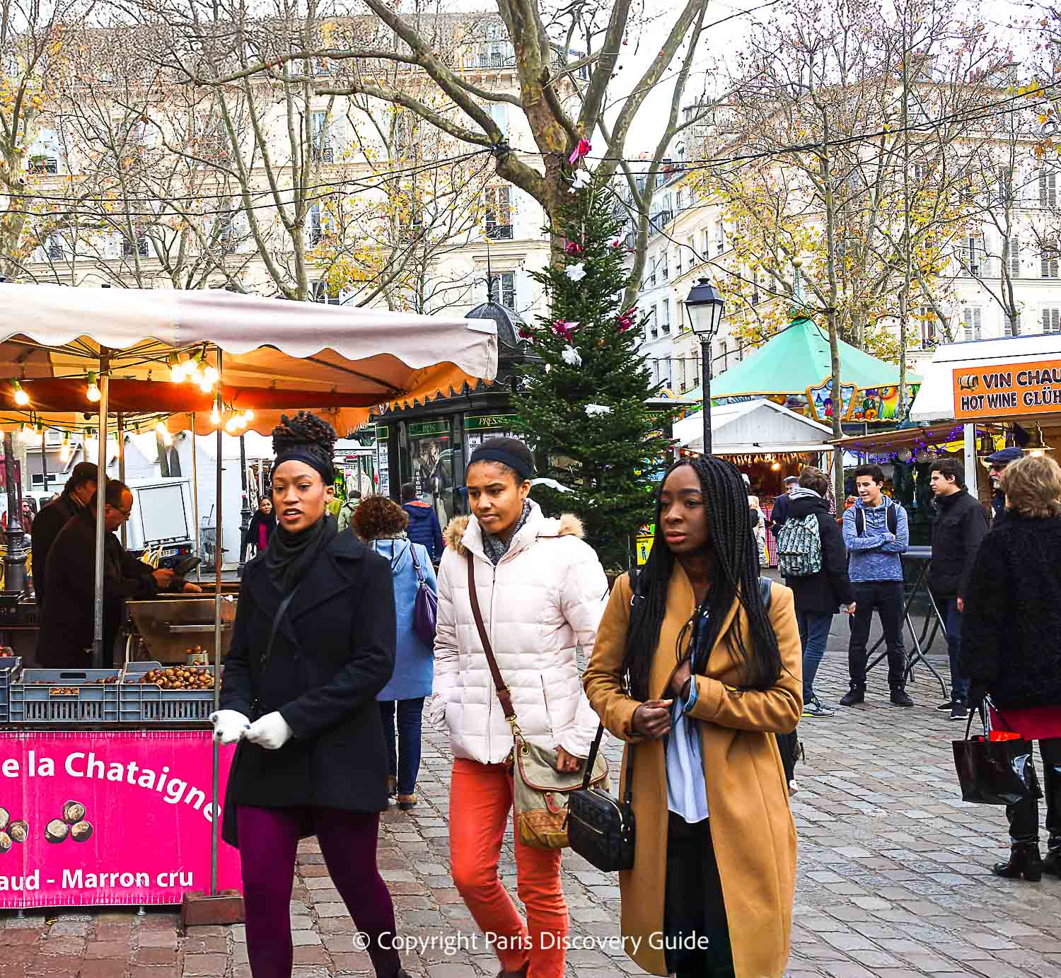 The Abbesses Christmas Market in Montmartre
