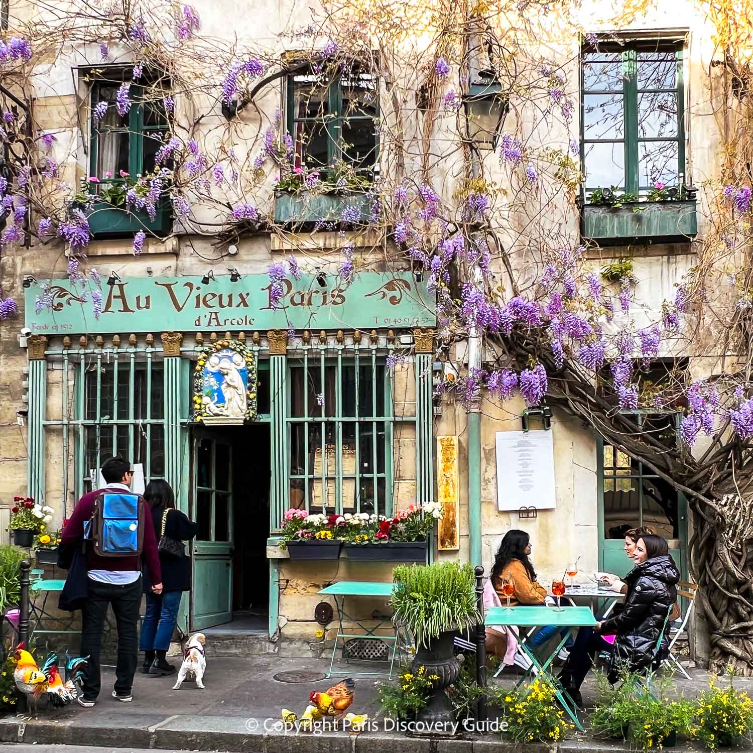 Au Vieux Paris in April