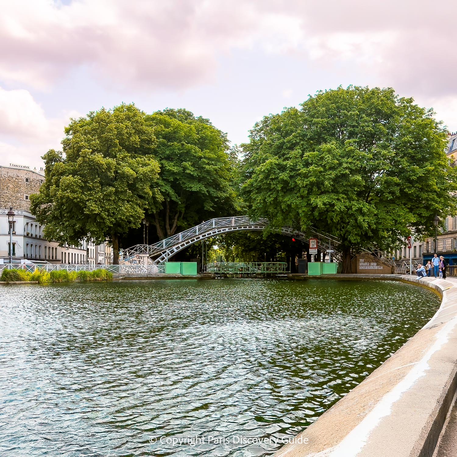 Canal Saint-Martin, in Paris's 10th arrondissement