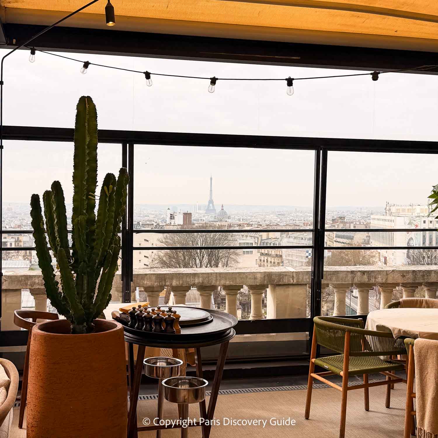 View from the bar at Terrass Hotel