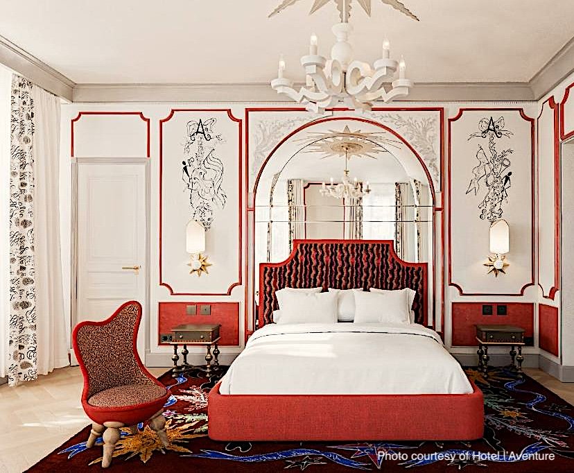 Guest quarters at Hotel l'Aventure 