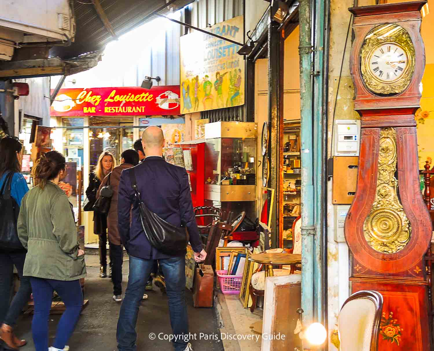 The old Chez Louisette at Les Puces, photographed a few years ago