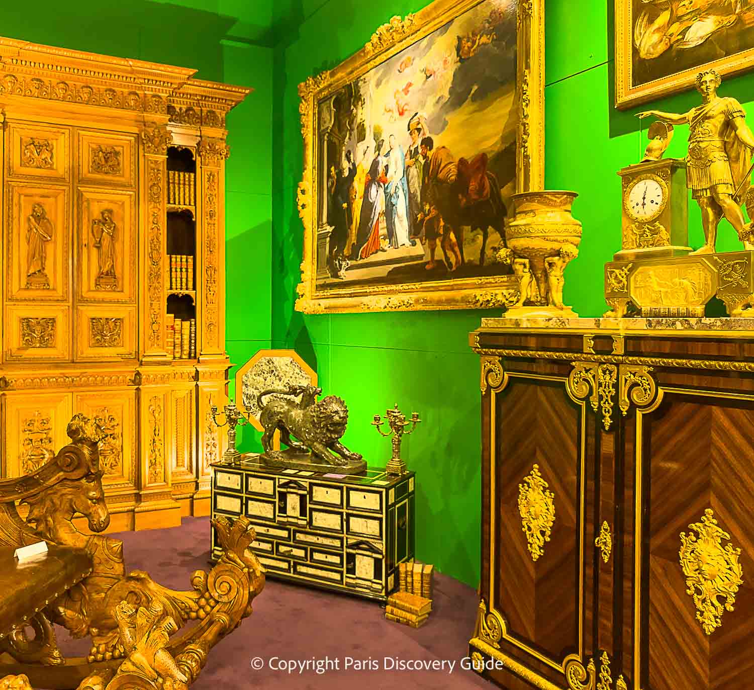 Antique furniture and decorative objects at the Paris Flea Market