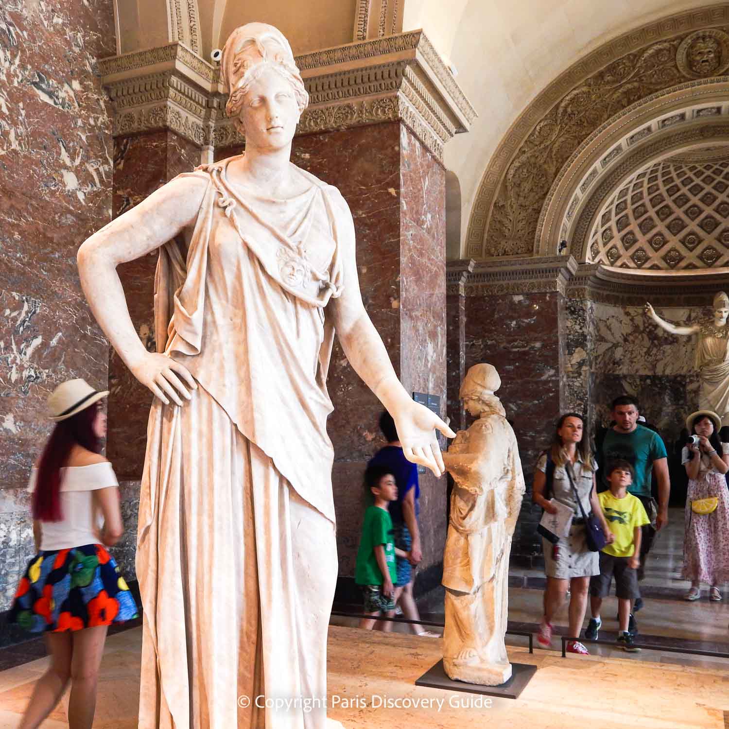 Ancient Greek statue in the Louvre
