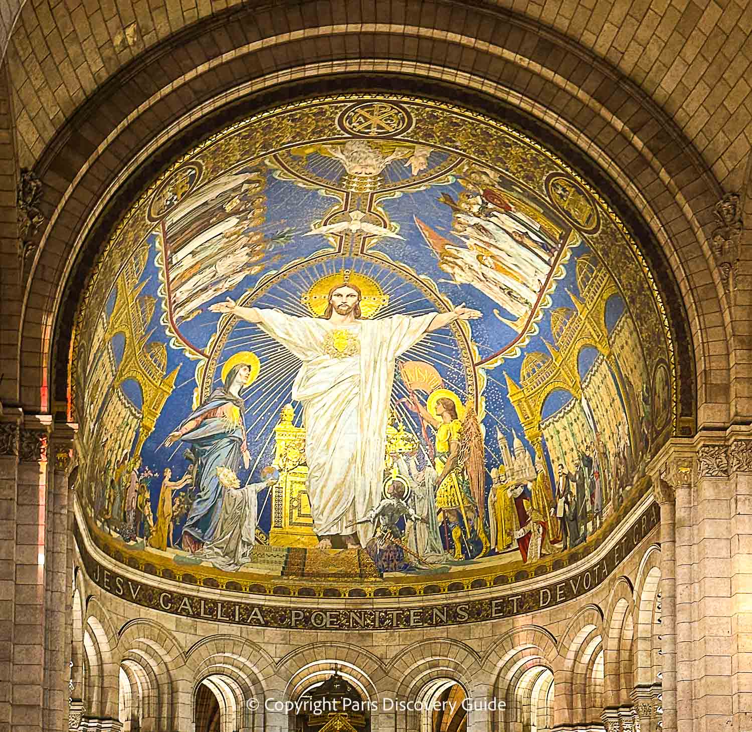 Sacre Coeur and the carousel at the bottom of the hill Sacre Coeur and the carousel at the bottom of the hill