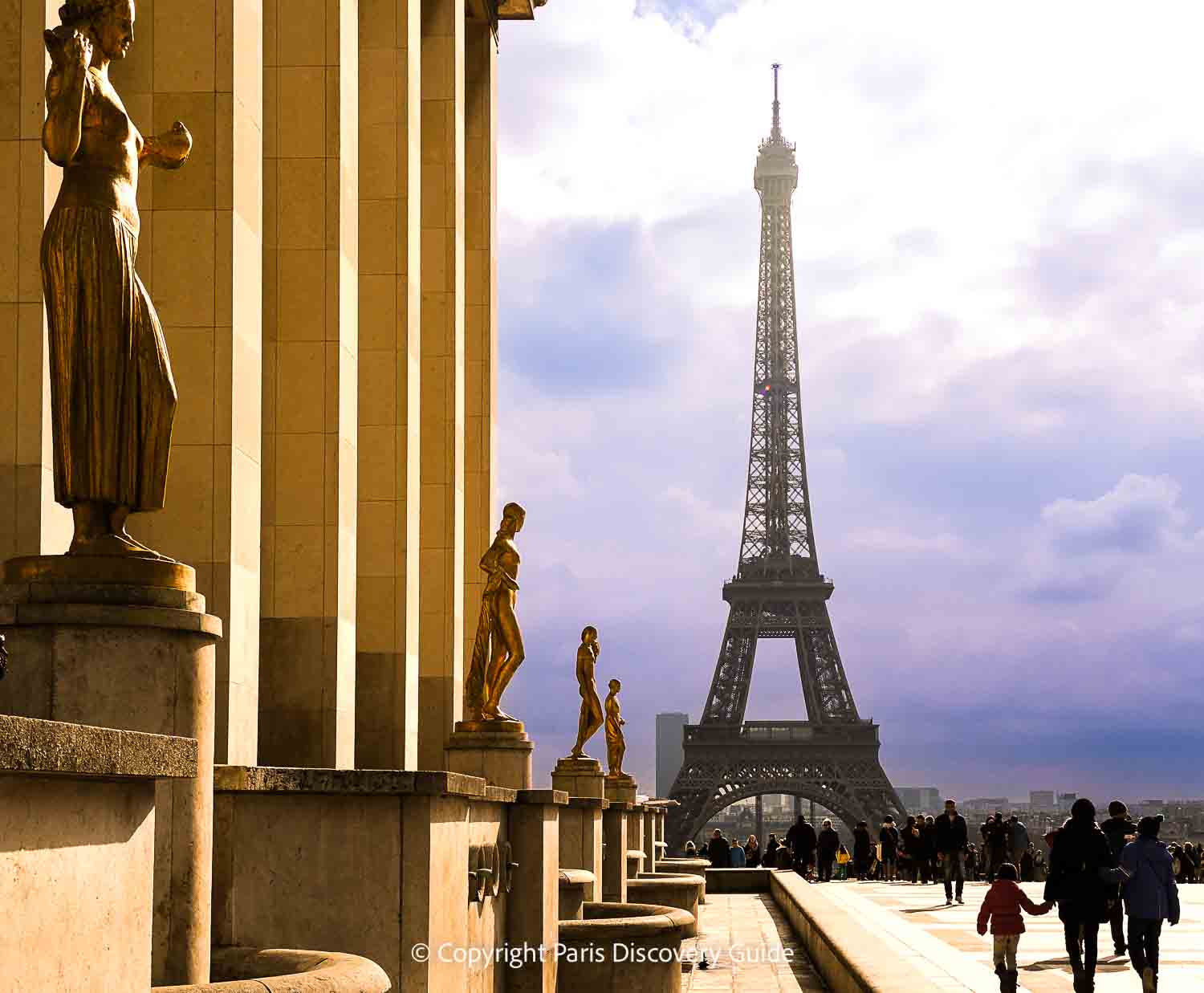 View from Trocadero across the Seine 