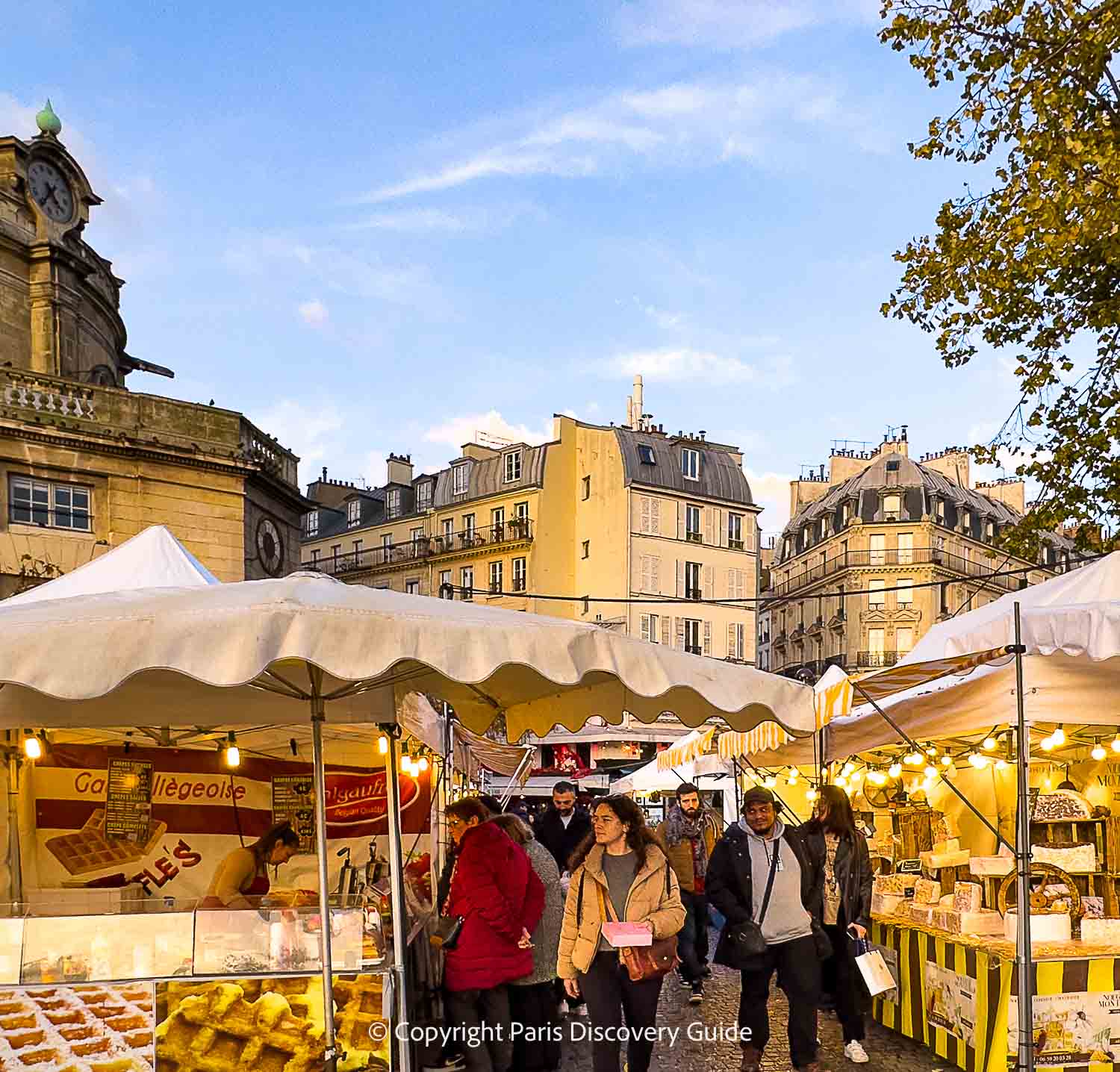 Les Halles Christmas Market chalets