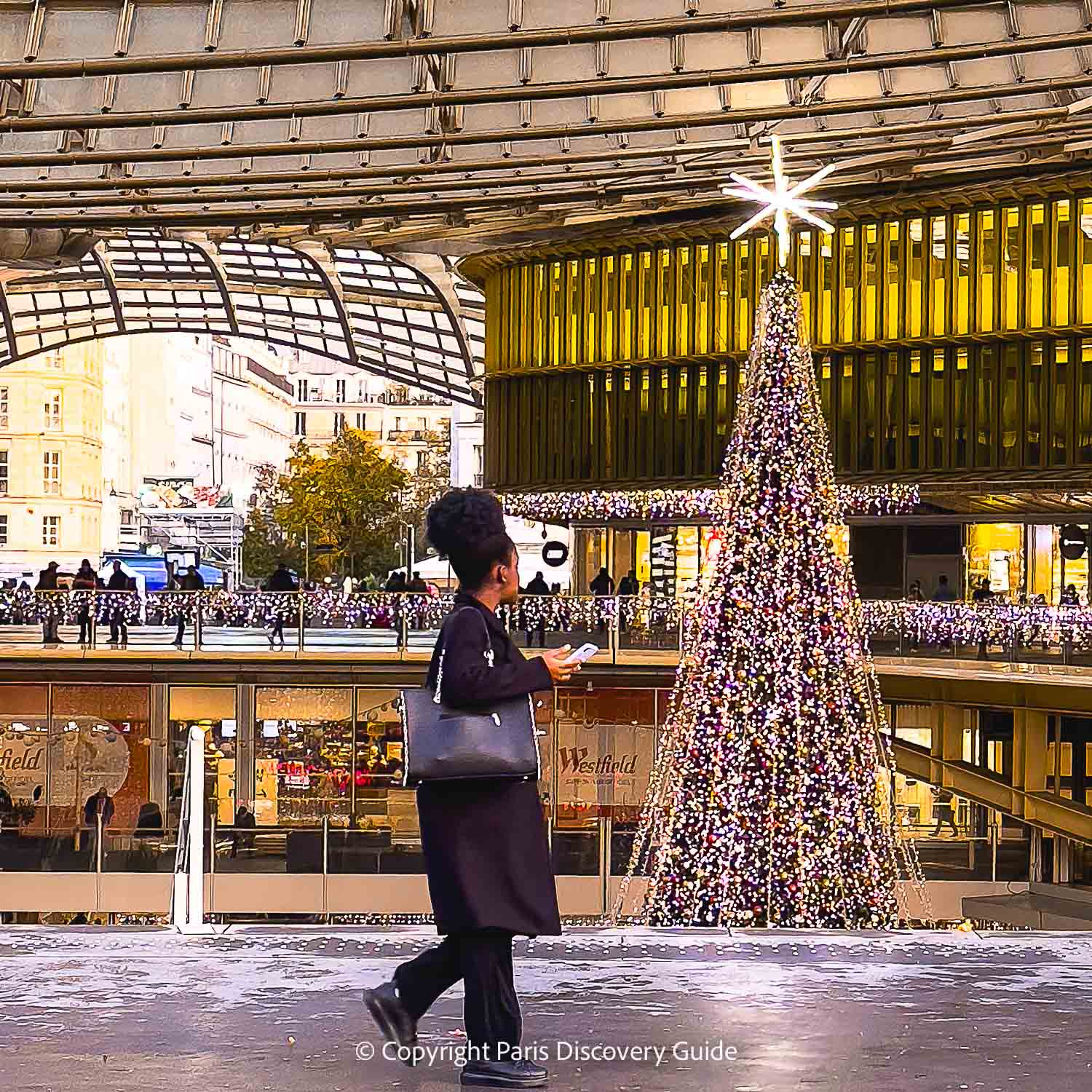 Paris Christmas Market in Canopée des Halles